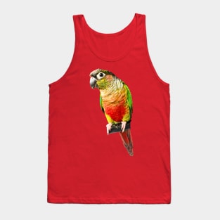 Conure Parrot Bird design | Green cheek | Love for birds Tank Top